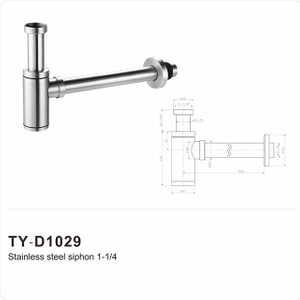 Siphon pour bouteille de lavabo (siphon), 32 mm